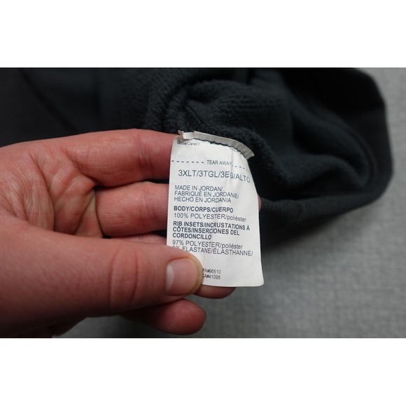 Under Armour ColdGear Quarter Zip Mens 3XLT Gray Fleece Pullover Sweatshirt - Picture 9 of 10